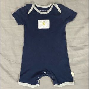 Burt’ Bees baby boy romper